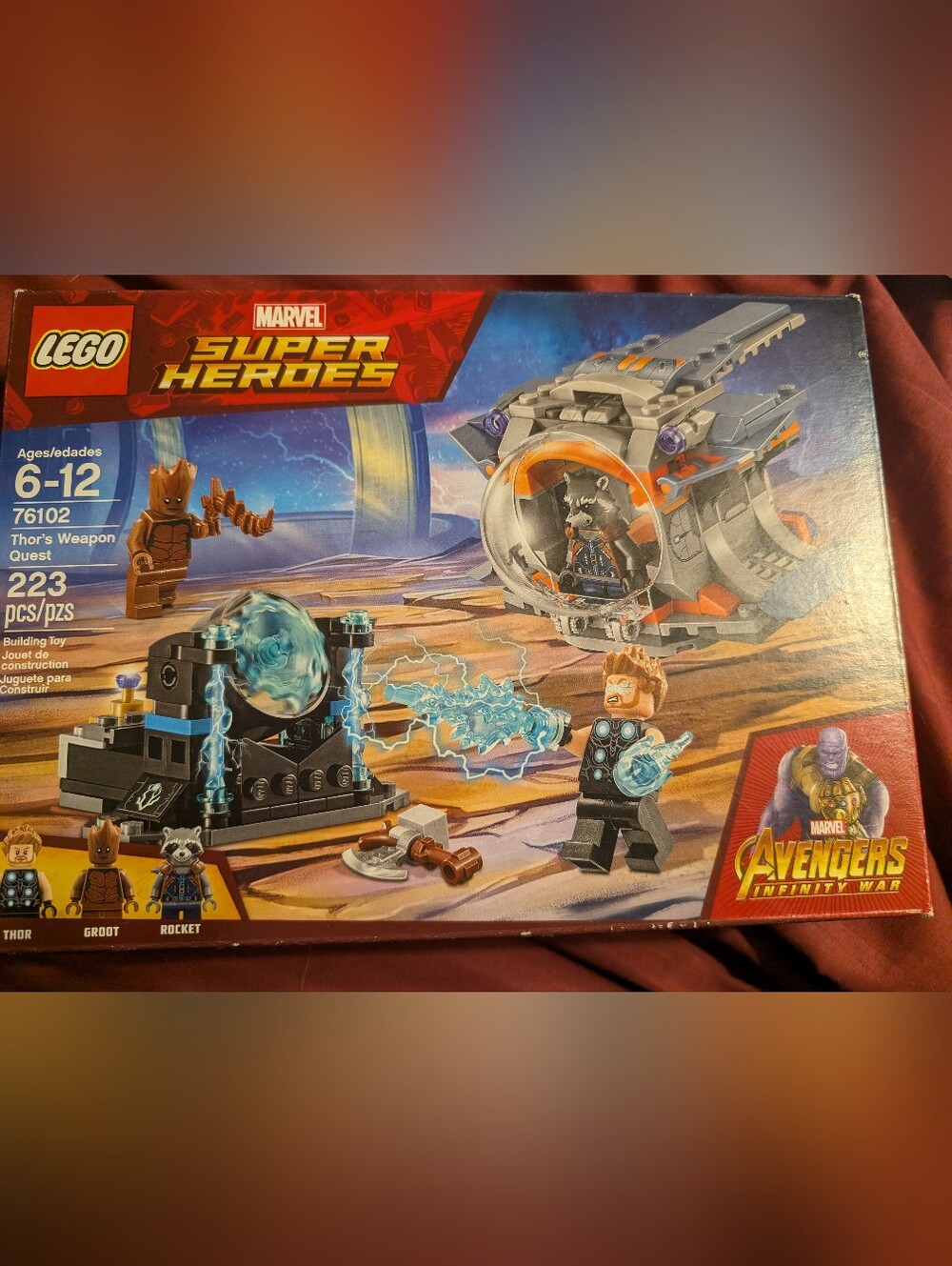 LEGO Marvel Super Heroes Thor Weapon Quest Playset - Orange, Gray